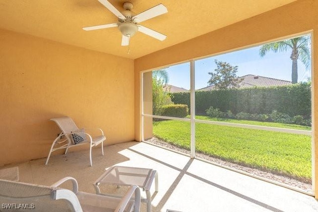 7520 Firenze Ln, Naples, FL 34114 - view of unfurnished sunroom