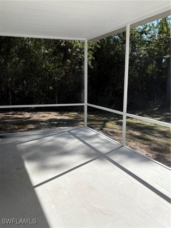 4430 18th Ave NE, Naples, FL 34120 - view of unfurnished sunroom