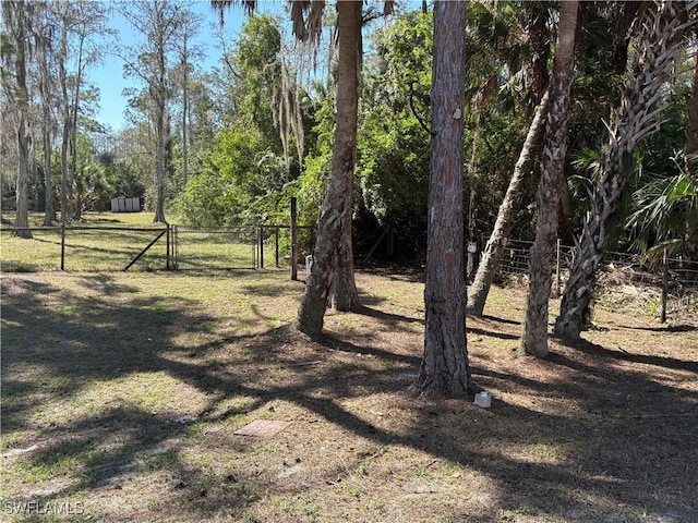 4430 18th Ave NE, Naples, FL 34120 - view of yard featuring a gate and fence