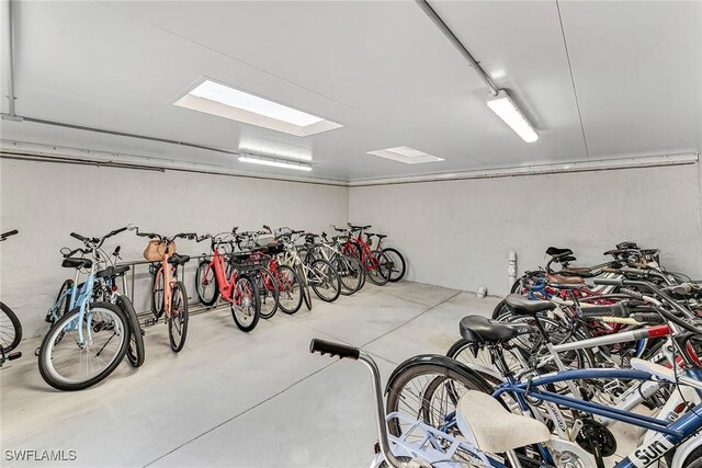 4200 Belair Ln Unit 303, Naples, FL 34103 - garage with bike storage