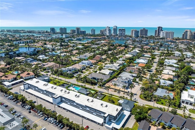 4200 Belair Ln Unit 303, Naples, FL 34103 - aerial view with a view of city and a water view