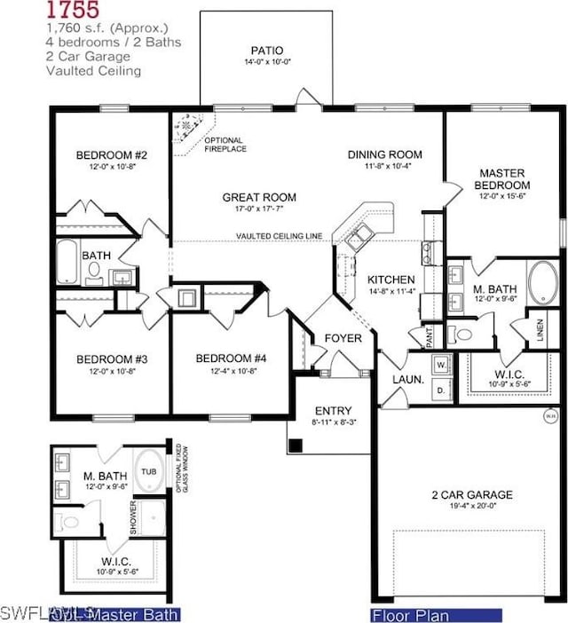 1127 NW 14th Ter, Cape Coral, FL 33993 - property floor plan