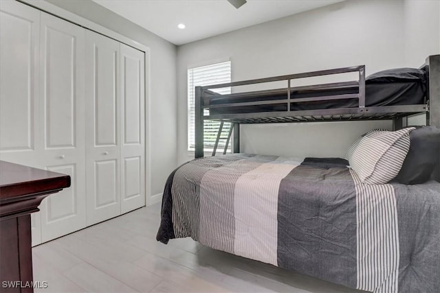 2312 4th Ave SE, Naples, FL 34117 - bedroom featuring a closet and recessed lighting