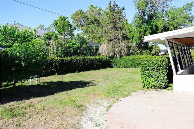 view of yard