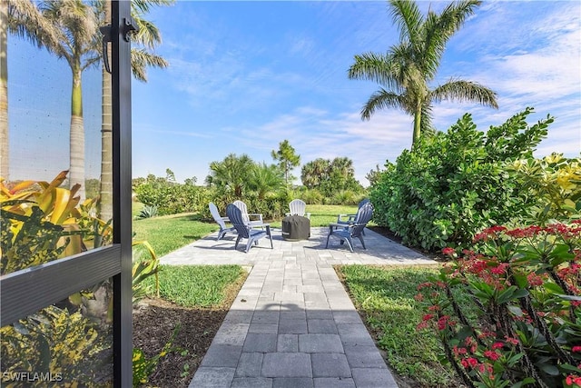 view of patio