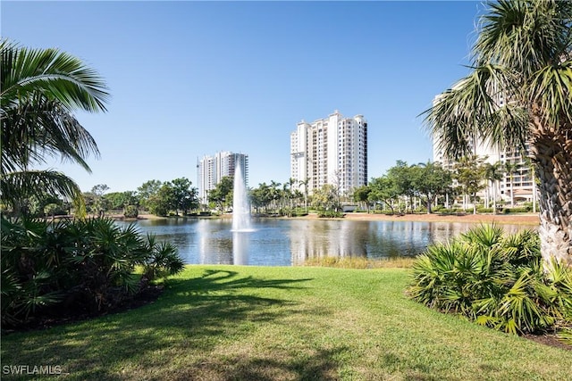 23771 Tuscany Way, Bonita Springs, FL 34134 - view of water feature featuring a city view