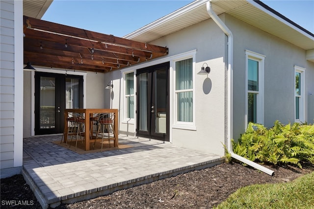 42207 Lake Timber Dr, Punta Gorda, FL 33982 - view of patio with outdoor dining area and a pergola