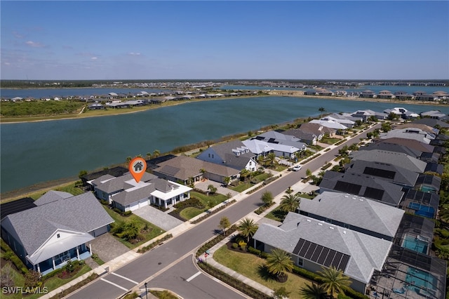 42207 Lake Timber Dr, Punta Gorda, FL 33982 - aerial view with a residential view and a water view