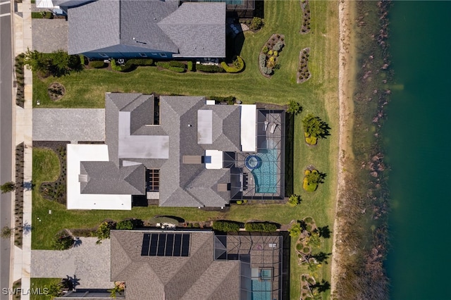 42207 Lake Timber Dr, Punta Gorda, FL 33982 - drone / aerial view featuring a water view