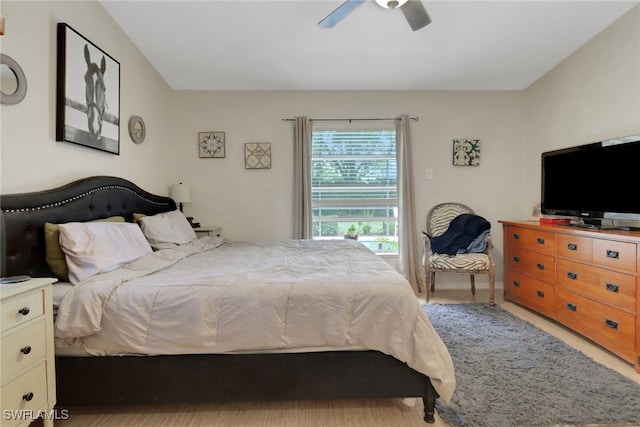 15501 Cortona Way, Naples, FL 34120 - bedroom with ceiling fan
