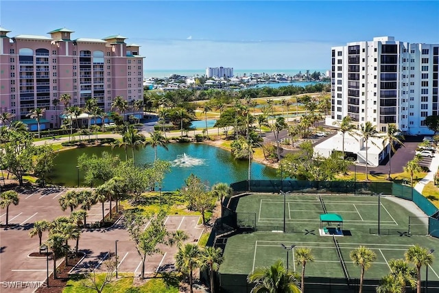 4141 Bay Beach Ln Unit 475, Fort Myers Beach, FL 33931 - aerial view featuring a water view