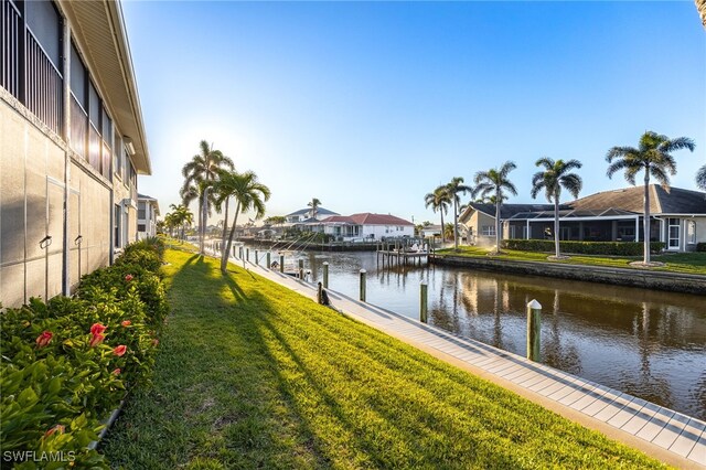 912 SW 48th Ter Unit 108, Cape Coral, FL 33914 - water view with nearby suburban area
