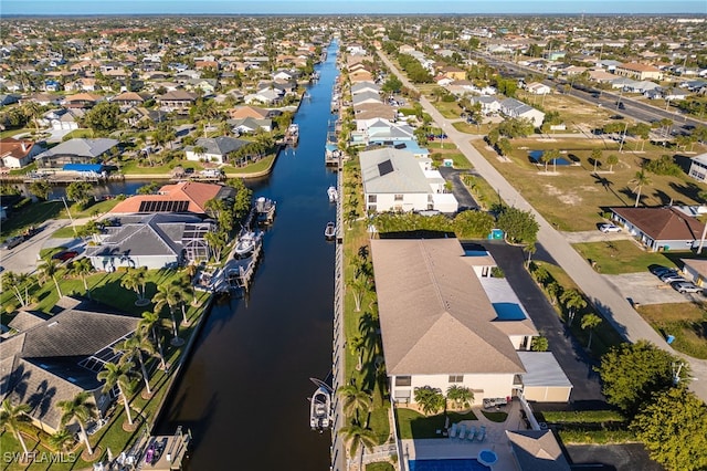 912 SW 48th Ter Unit 108, Cape Coral, FL 33914 - aerial perspective of suburban area featuring a nearby body of water