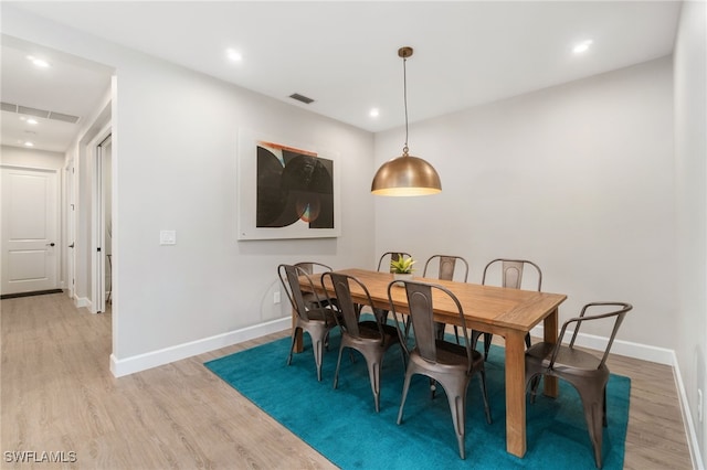 8021 Calle Canovas Ct, Naples, FL 34114 - dining area with light wood-type flooring, baseboards, and recessed lighting