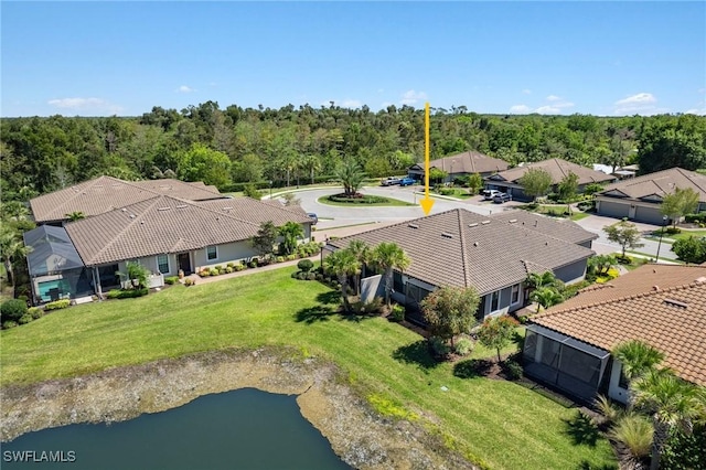8021 Calle Canovas Ct, Naples, FL 34114 - view of subject property with a large body of water and a heavily wooded area