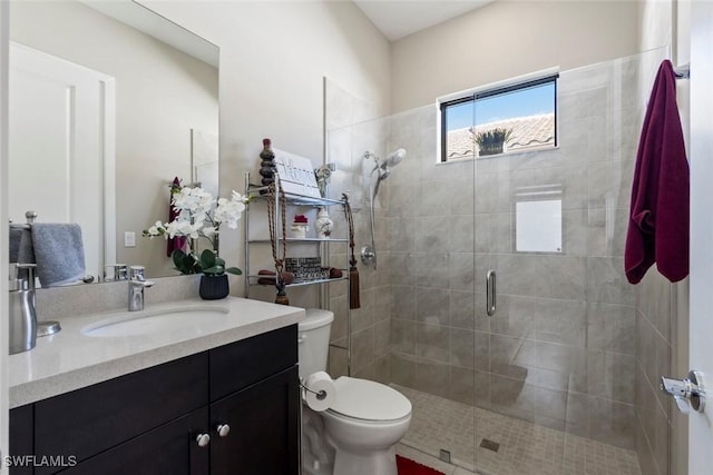 4802 Frattina St, Ave Maria, FL 34142 - bathroom featuring toilet, vanity, and a stall shower
