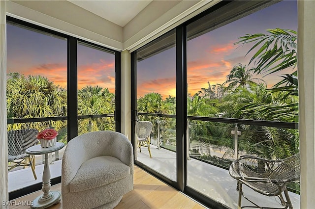 1230 Gulf Shore Blvd S, Naples, FL 34102 - sunroom with wood finished floors
