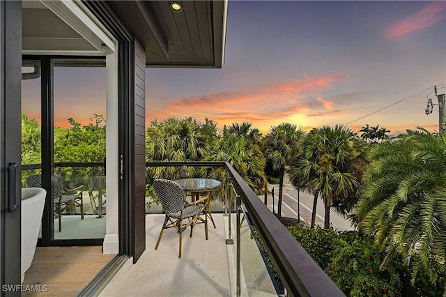 1230 Gulf Shore Blvd S, Naples, FL 34102 - view of balcony at dusk