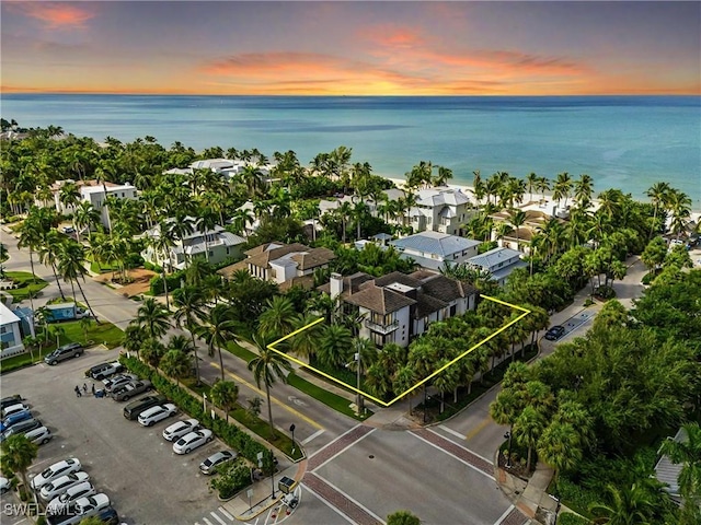 1230 Gulf Shore Blvd S, Naples, FL 34102 - aerial view at dusk of a water view