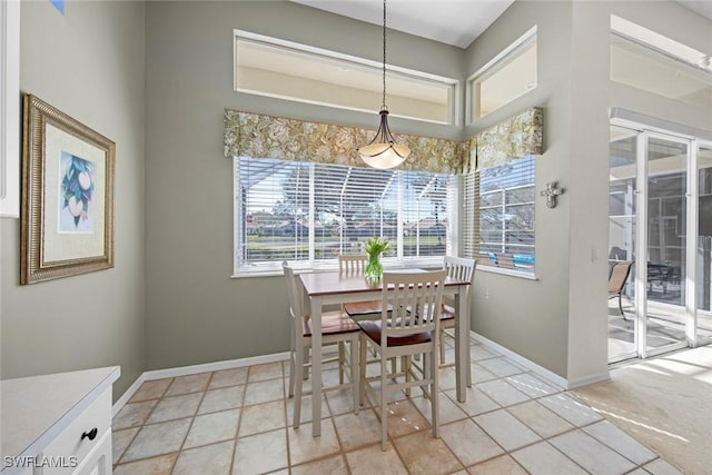 19765 Vintage Trace Cir, Estero, FL 33967 - dining area featuring plenty of natural light and baseboards