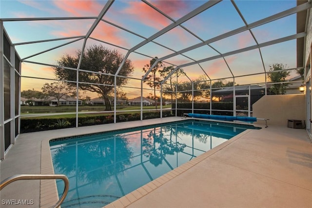 19765 Vintage Trace Cir, Estero, FL 33967 - view of swimming pool with a lanai, a patio, and a covered pool