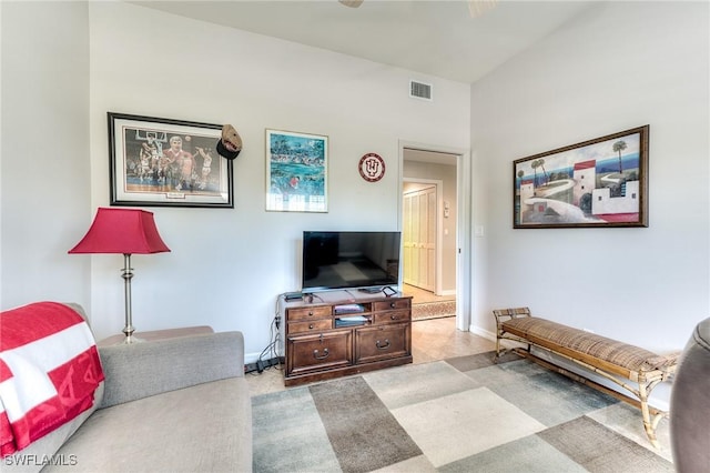 8201 Grand Palm Dr Unit 4, Estero, FL 33967 - living area featuring baseboards