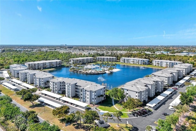 16605 Lake Circle Dr Unit 337, Fort Myers, FL 33908 - bird's eye view with a water view