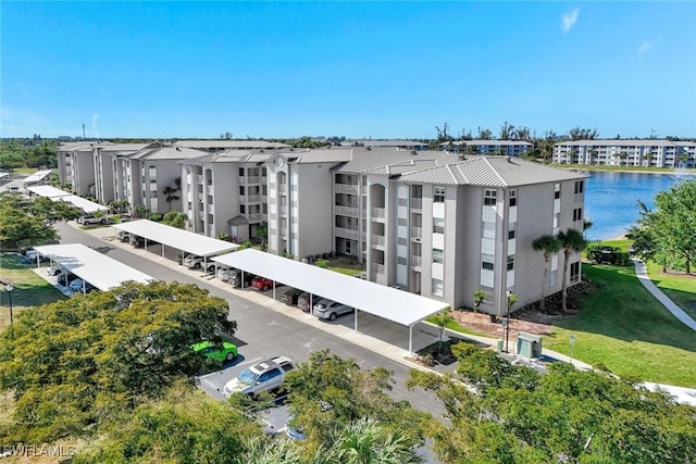 16605 Lake Circle Dr Unit 337, Fort Myers, FL 33908 - bird's eye view featuring a water view