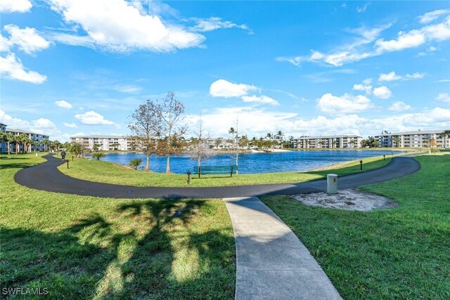 16605 Lake Circle Dr Unit 337, Fort Myers, FL 33908 - surrounding community featuring a yard and a water view