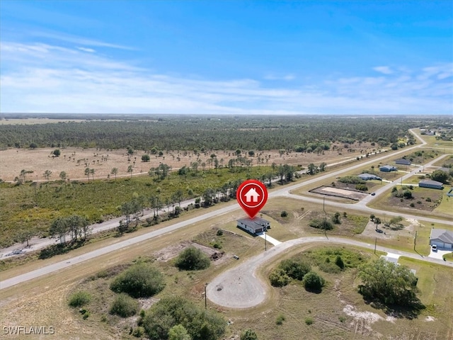 9020 S Casa Ct, Labelle, FL 33935 - aerial view with a rural view