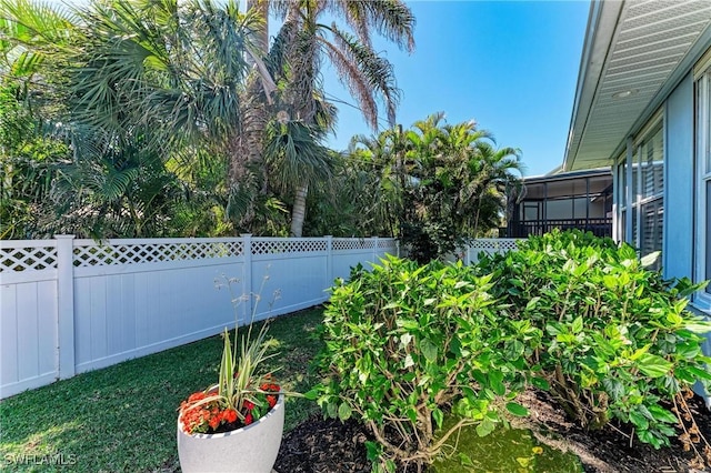621 Trabue Ave, Punta Gorda, FL 33950 - view of yard with a fenced backyard