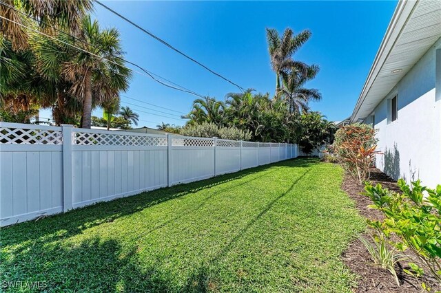 621 Trabue Ave, Punta Gorda, FL 33950 - view of yard featuring a fenced backyard