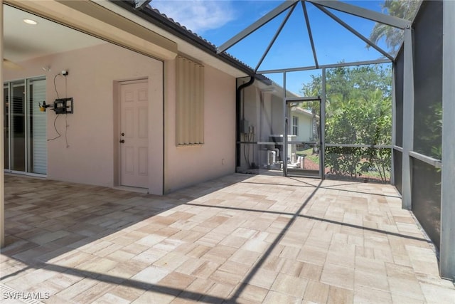 24840 Divot Dr, Bonita Springs, FL 34135 - view of unfurnished sunroom