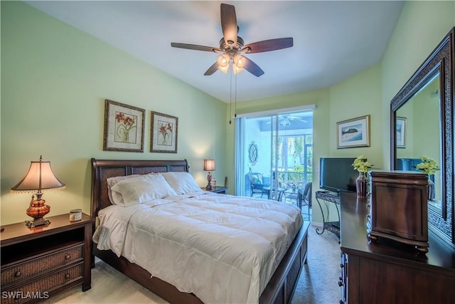 20695 Country Barn Dr, Estero, FL 33928 - bedroom featuring carpet flooring and ceiling fan