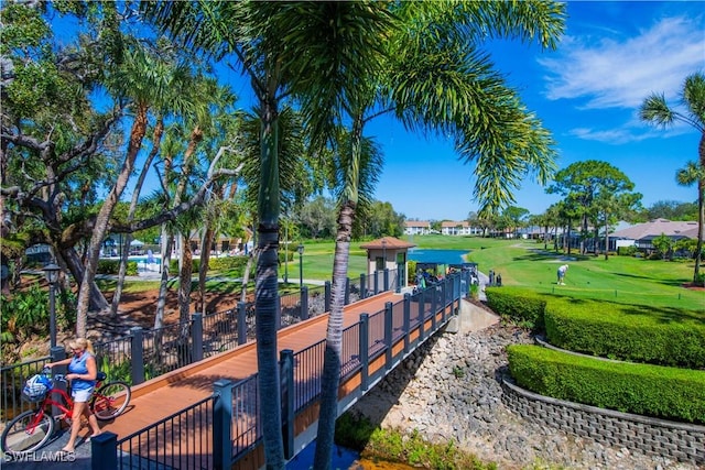 20695 Country Barn Dr, Estero, FL 33928 - surrounding community with a lawn