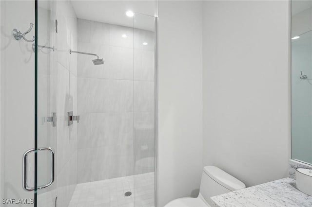 4971 Bonita Bay Blvd Unit Ph2503, Bonita Springs, FL 34134 - bathroom featuring vanity and a shower stall