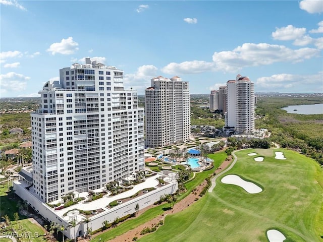 4971 Bonita Bay Blvd Unit Ph2503, Bonita Springs, FL 34134 - drone / aerial view of a golf club and a large body of water