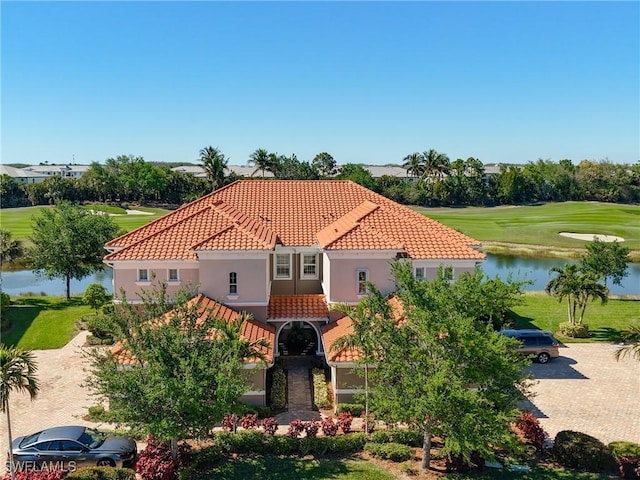 10271 Glastonbury Cir Unit 202, Fort Myers, FL 33913 - bird's eye view of a local golf course and a large body of water