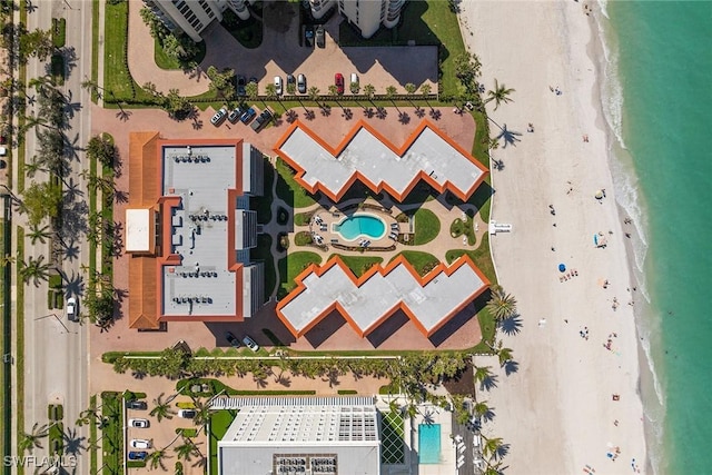 3333 Gulf Shore Blvd N Unit 4, Naples, FL 34103 - aerial view with a view of the beach and a water view