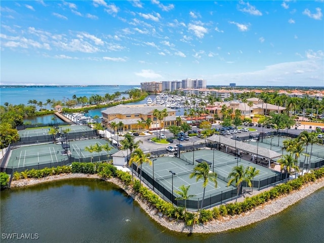 11239 Bienvenida Ct Unit 102, Fort Myers, FL 33908 - drone / aerial view with a water view