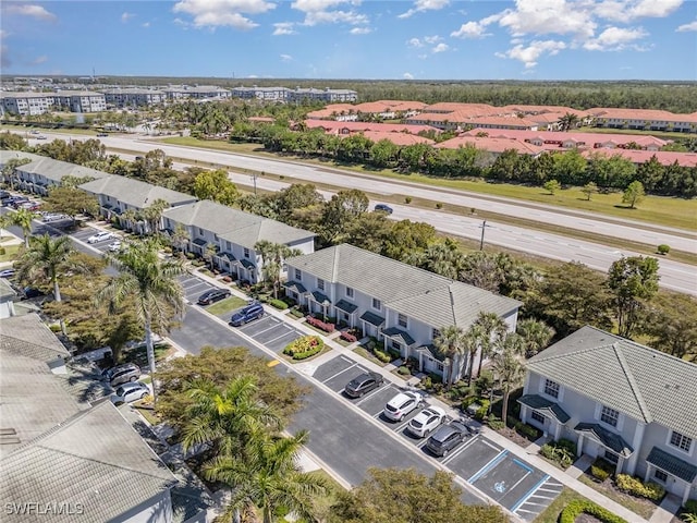 drone / aerial view featuring a residential view