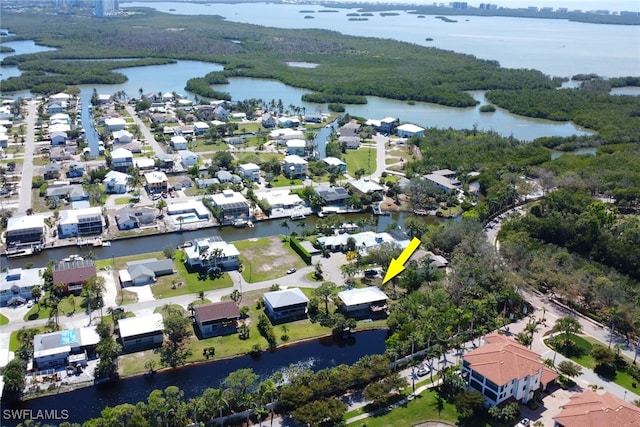 4764 Pembrooke Ln, Bonita Springs, FL 34134 - aerial view with a residential view and a water view