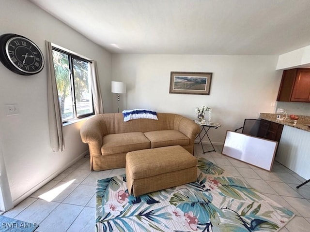 4903 Vincennes St Unit 116, Cape Coral, FL 33904 - living area with light tile patterned floors
