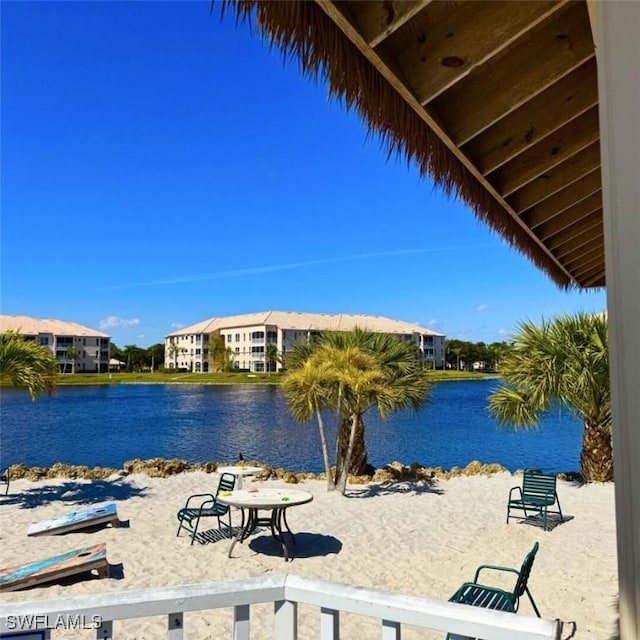 property view of water