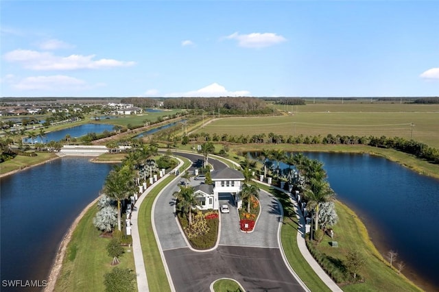 6058 National Blvd Unit 327, Ave Maria, FL 34142 - birds eye view of property with a water view