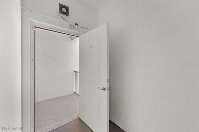 6058 National Blvd Unit 327, Ave Maria, FL 34142 - interior space with concrete block wall