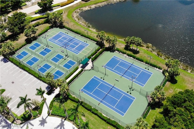 2604 Stonyhill Ct, Cape Coral, FL 33991 - bird's eye view featuring a water view