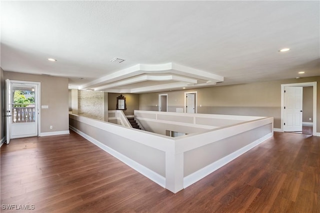1434 Alhambra Dr, Fort Myers, FL 33901 - corridor featuring recessed lighting, wood finished floors, and baseboards