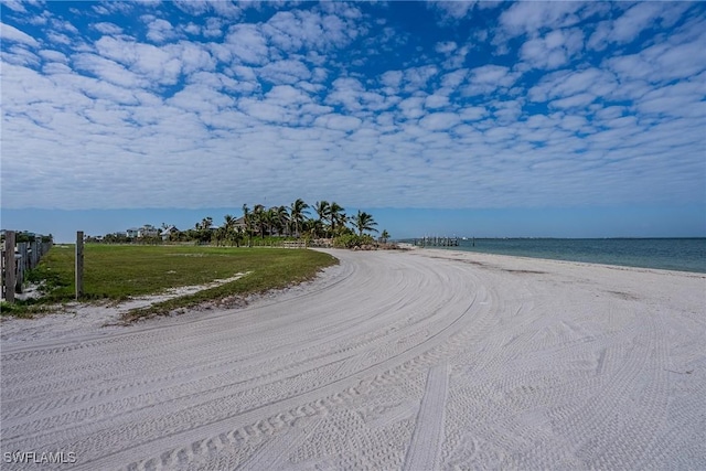 484 Gulf Bend Dr, Captiva, FL 33924 - view of water feature with a beach view