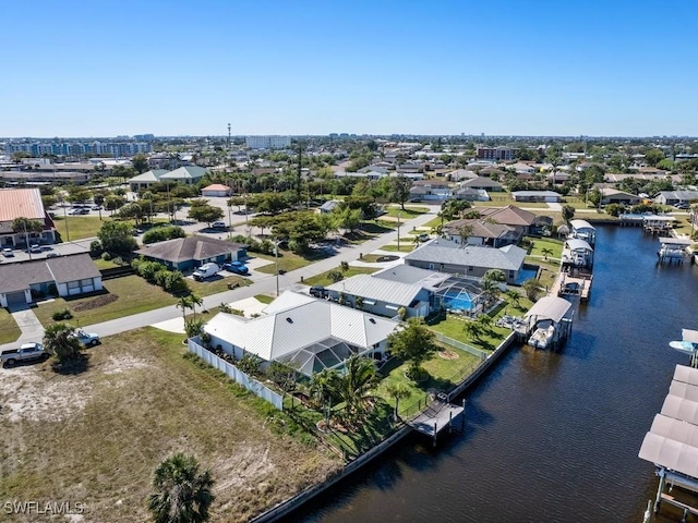 4538 SE 6th Ct, Cape Coral, FL 33904 - aerial view featuring a water view